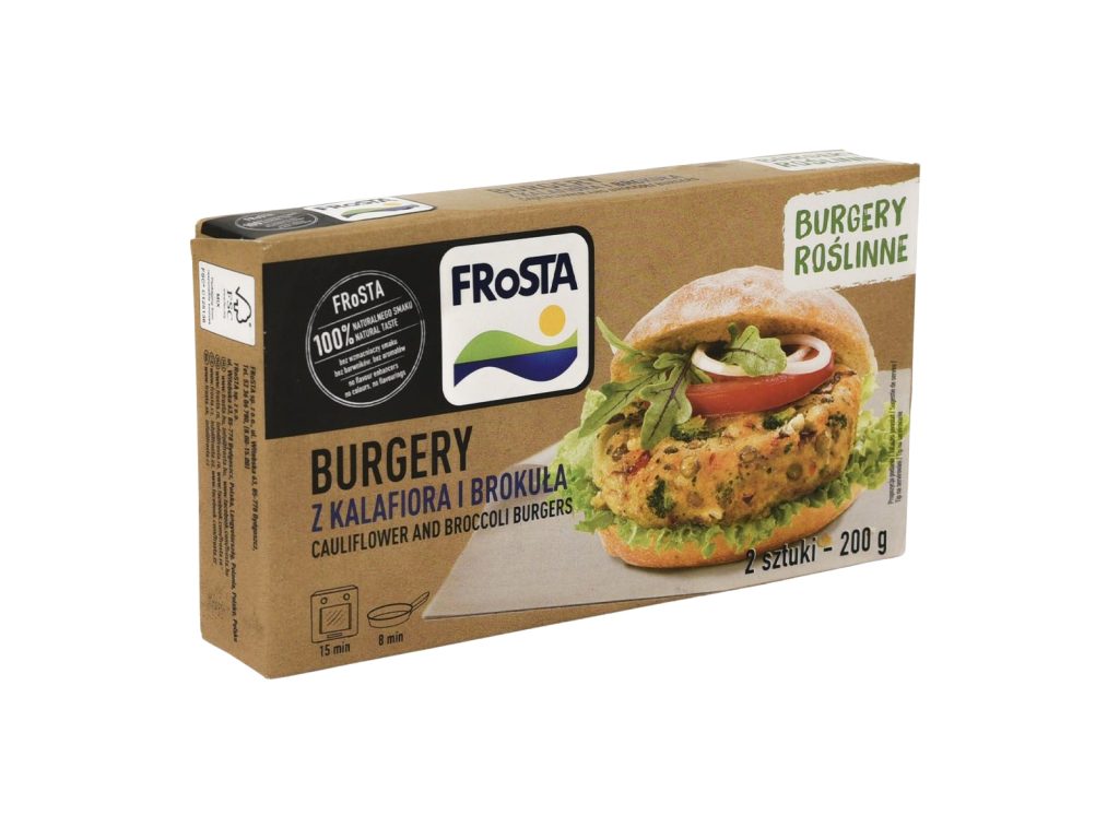 FROSTA KARFIOLOS BURGER VEGÁN FAGYASZTOTT 200G [F]