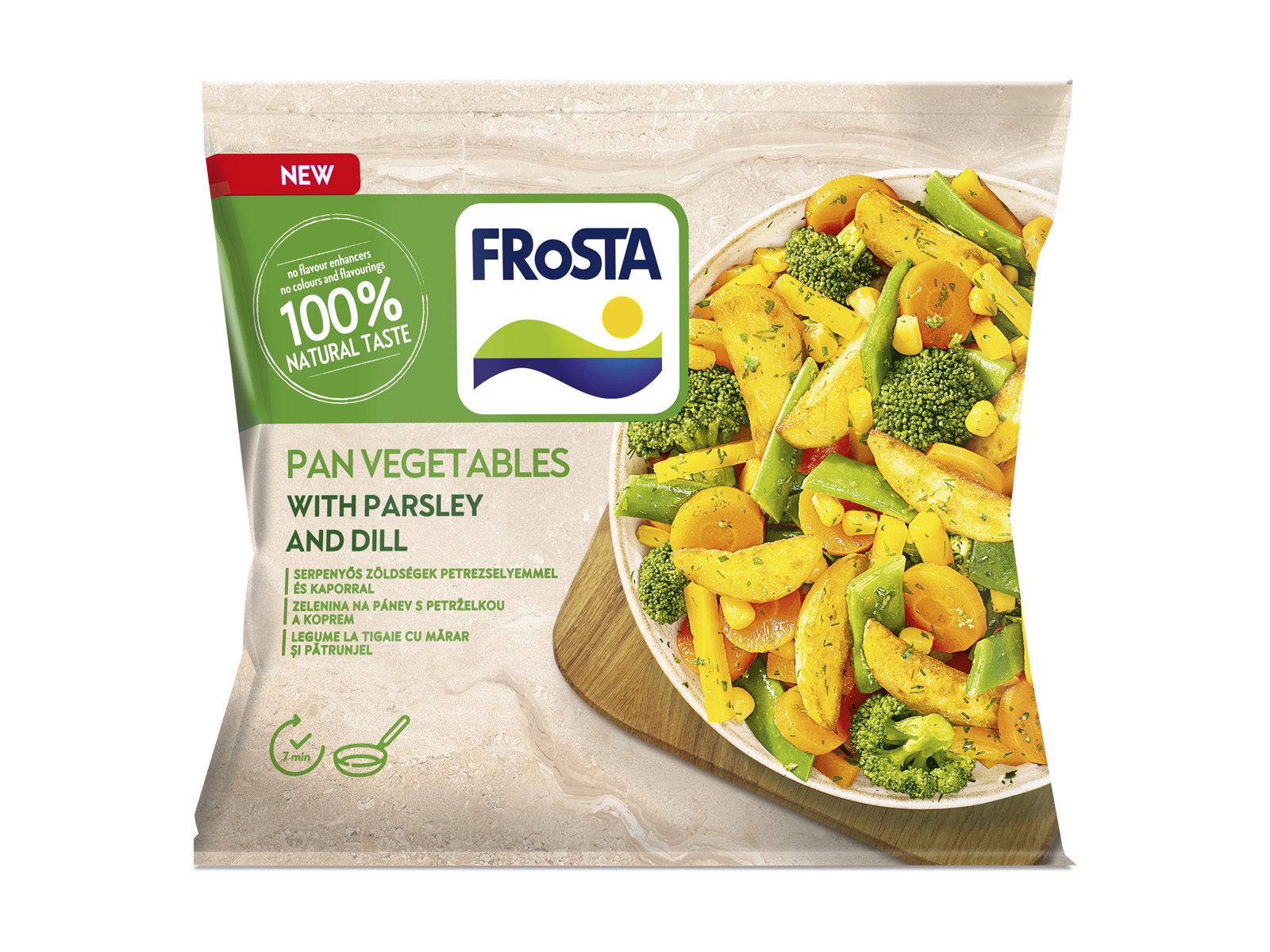 FROSTA SERPENYŐS ZÖLDSÉGEK KAPORRAL ÉS PETREZSELYEMMEL 400G [F]