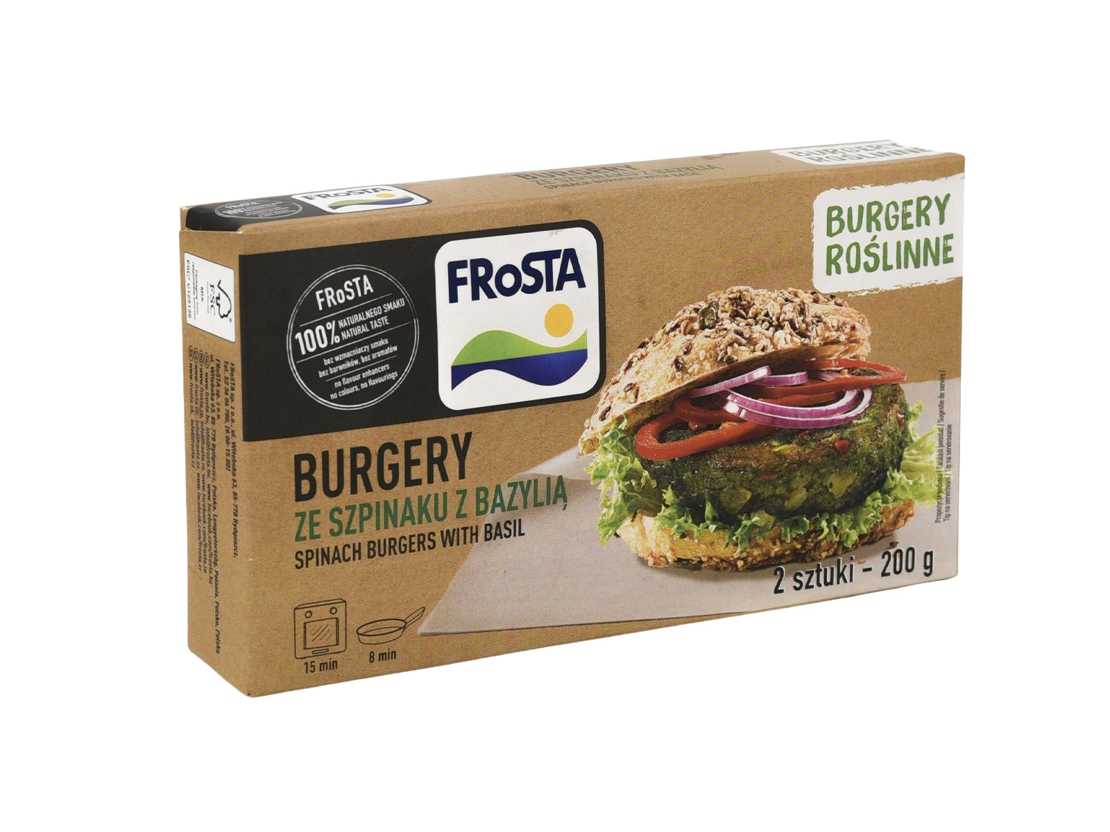 FROSTA SPENÓTOS BURGER VEGÁN FAGYASZTOTT 200G [F]