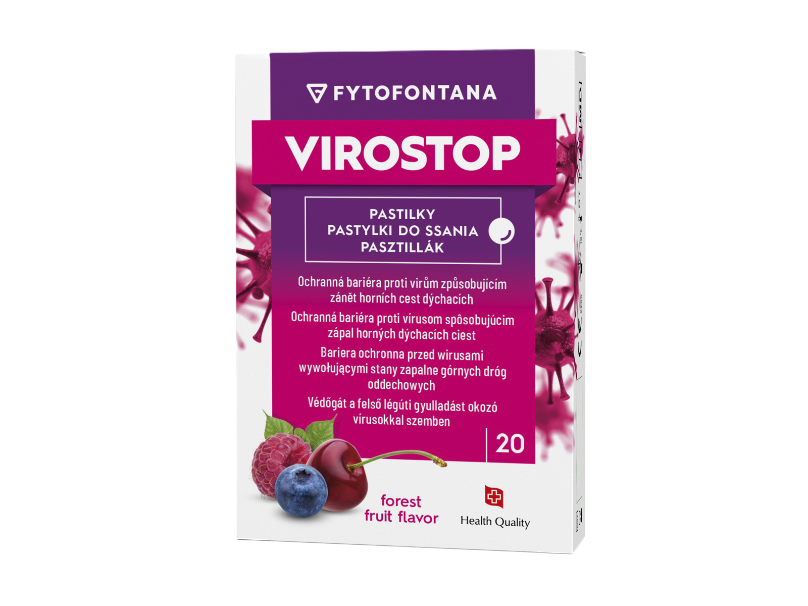 FYTOFONTANA VIROSTOP PASZTILLA ERDEI GYÜMÖLCS 20DB