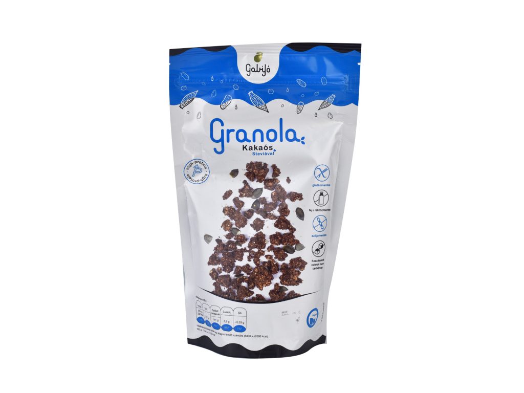 GLUTÉNMENTES GABIYO GRANOLA ÉTCSOKOLÁDÉS-TÖRÖKMOGYORÓ 275G