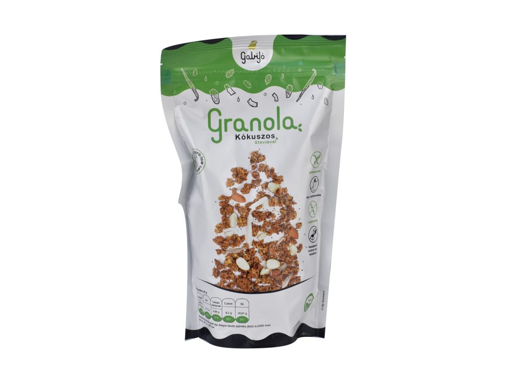 GLUTÉNMENTES GABIYO GRANOLA KÓKUSZOS-MANDULA 275G