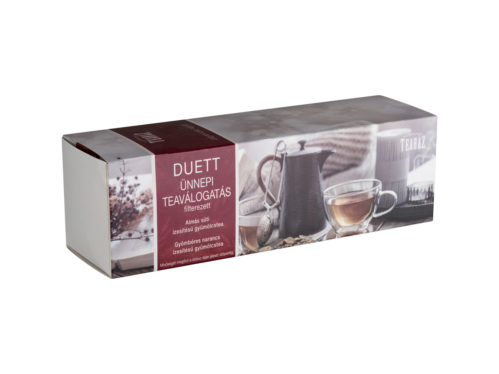 GÁRDONYI TEAHÁZ DUETT ÜNNEPI TEAVÁLOGATÁS FILTEREZETT 2X24DB