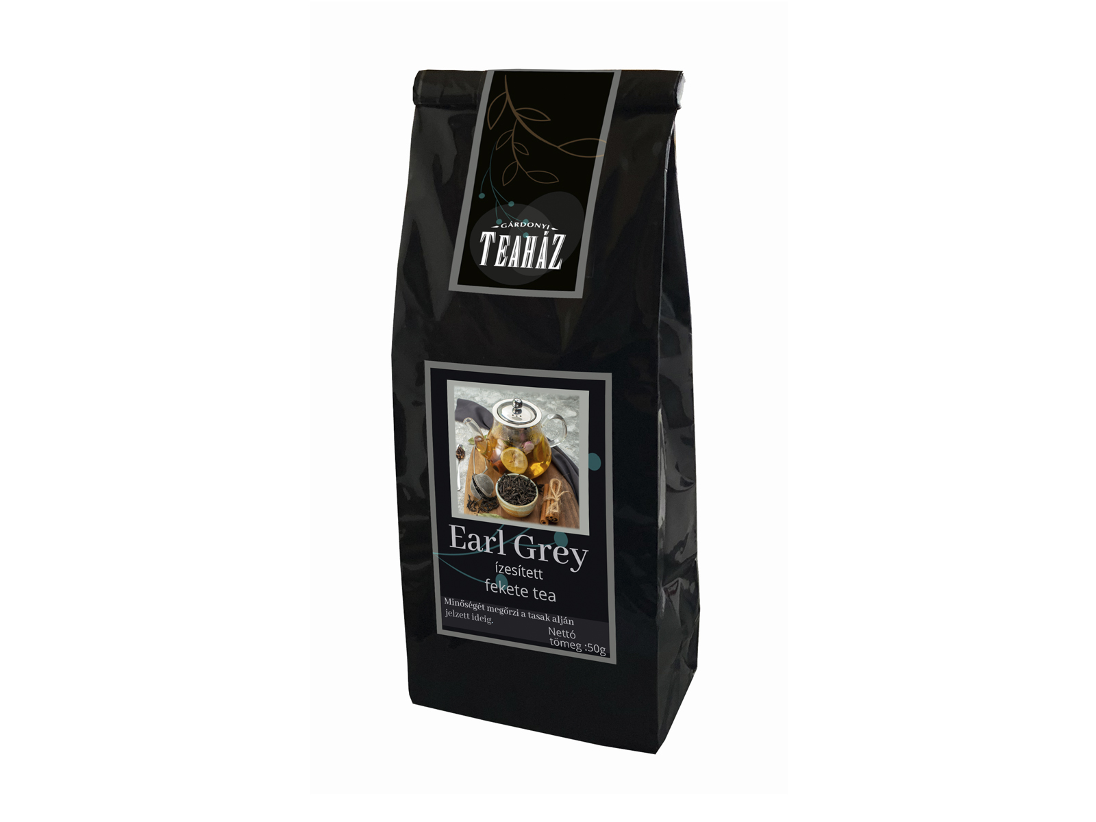 GÁRDONYI TEAHÁZ EARL GREY FEKETE TEA SZÁLAS 50G
