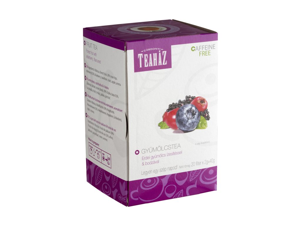 GÁRDONYI TEAHÁZ ERDEI GYÜMÖLCS TEA FILTERES 20DB