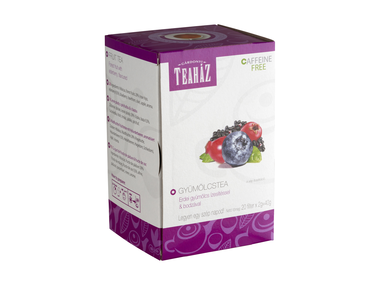 GÁRDONYI TEAHÁZ ERDEI GYÜMÖLCS TEA FILTERES 20DB