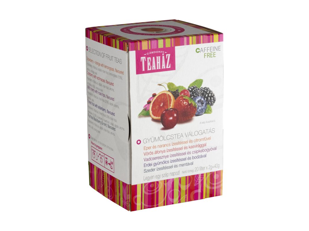 GÁRDONYI TEAHÁZ GYÜMÖLCSTEA VÁLOGATÁS 20DB