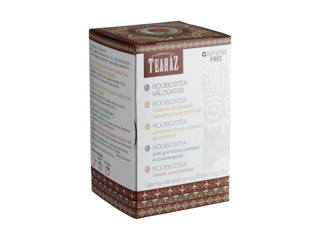 GÁRDONYI TEAHÁZ ROOIBOS TEAVÁLOGATÁS 30G