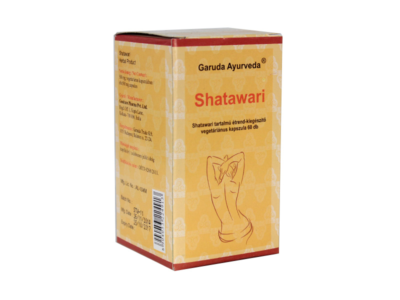 GARUDA AYURVEDA SHATAVARI KAPSZULA VEGETÁRIÁNUS 60DB