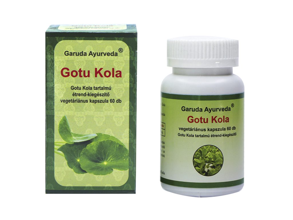 GARUDA AYURVEDA GOTU KOLA VEGETÁRIÁNUS KAPSZULA 60DB