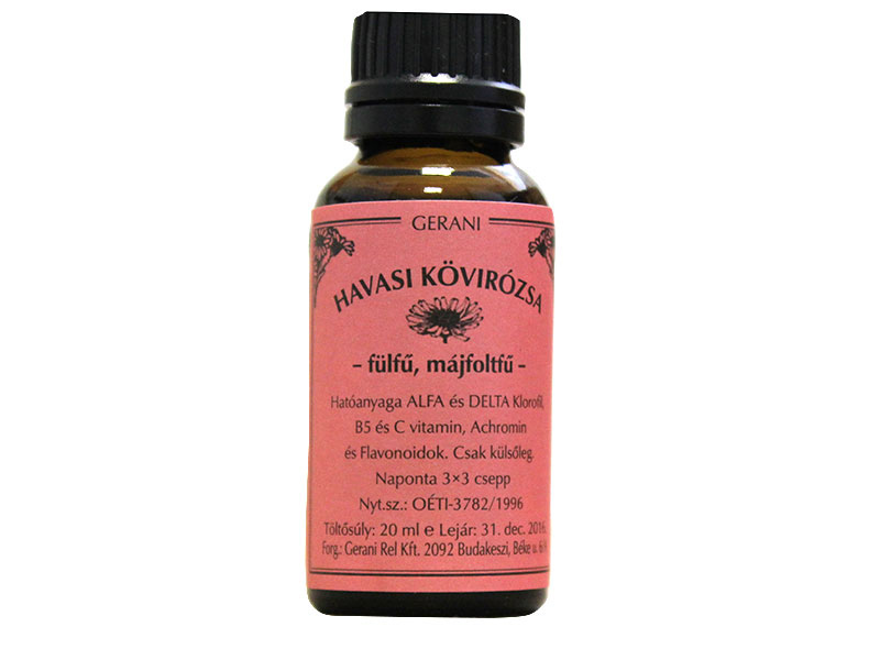 GERANI CSEPPEK HAVASI KÖVIRÓZSA 20ML