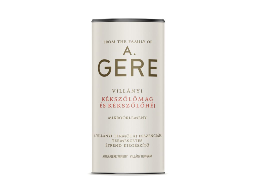 GERE VILLÁNYI KÉKSZŐLŐMAG ÉS -HÉJ MIKROŐRLEMÉNY 150G