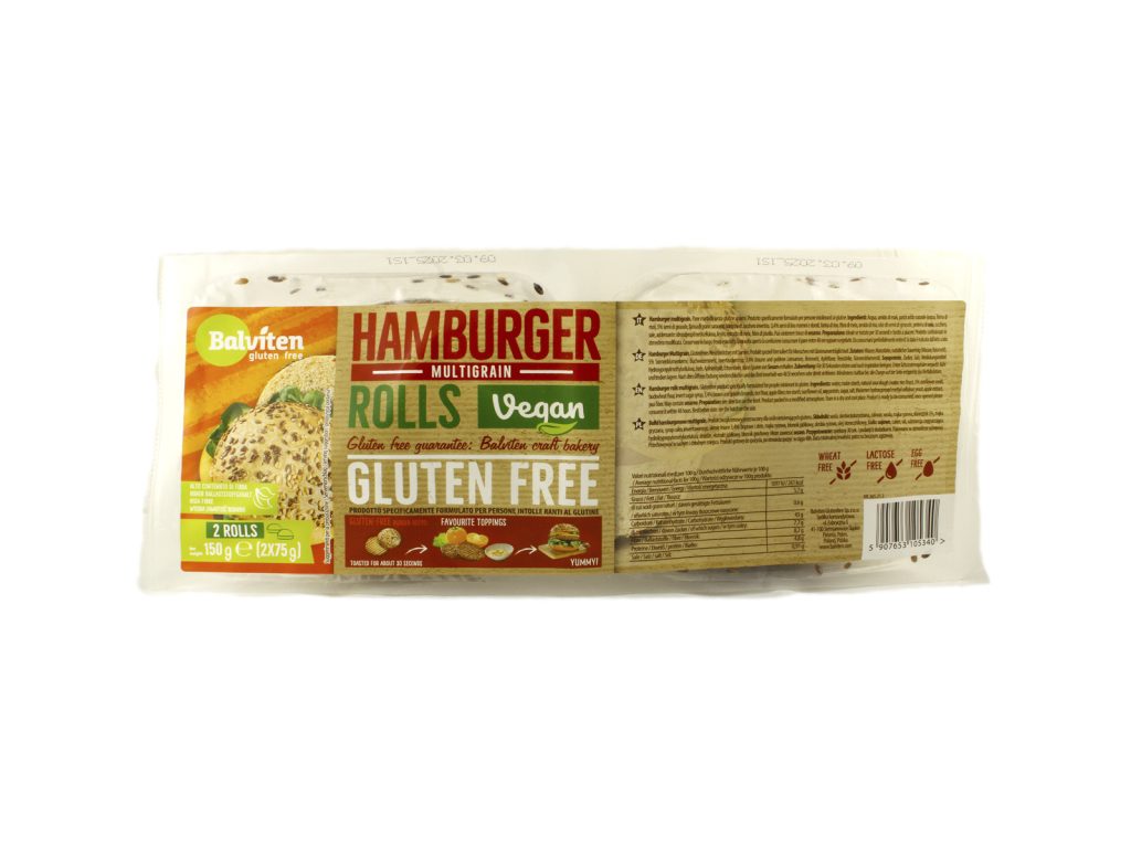 GLUTÉNMENTES BALVITEN VEGAN HAMBURGER BUCI SOKMAGVAS (2X75G) 150G