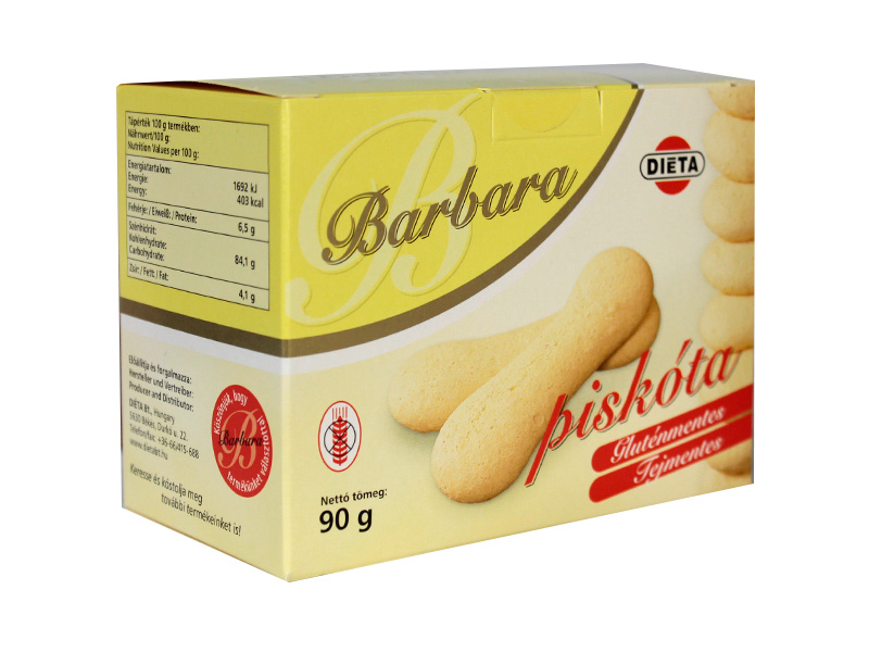 GLUTÉNMENTES BARBARA BABAPISKÓTA 90G