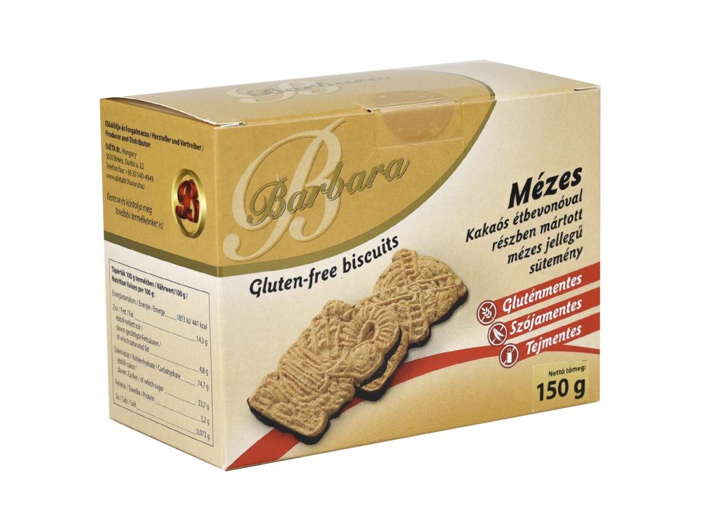 GLUTÉNMENTES BARBARA MESE MÉZES ÉTCSOKI 150G