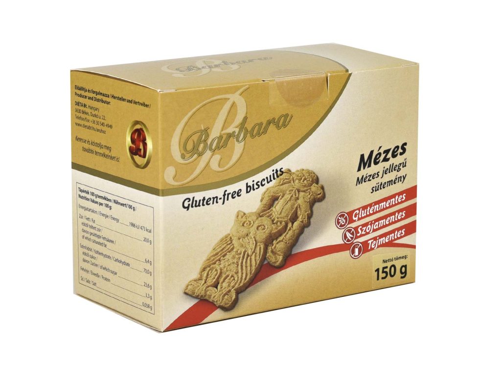 GLUTÉNMENTES BARBARA MESE MÉZES SIMA 150G