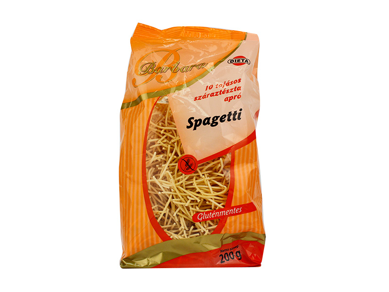 GLUTÉNMENTES BARBARA TÉSZTA SPAGETTI 200G
