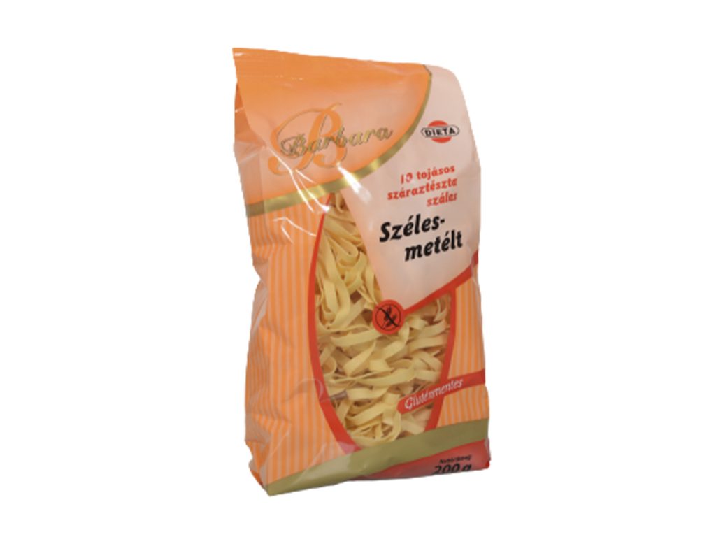GLUTÉNMENTES BARBARA TÉSZTA SZÉLESMETÉLT 200G