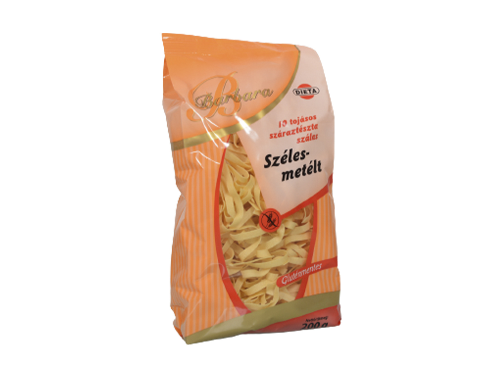GLUTÉNMENTES BARBARA TÉSZTA SZÉLESMETÉLT 200G