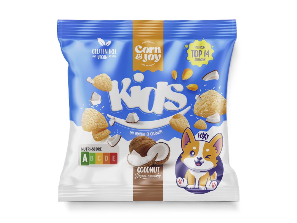 GLUTÉNMENTES CORN&JOY KIDS SNACK KÓKUSZ 40G