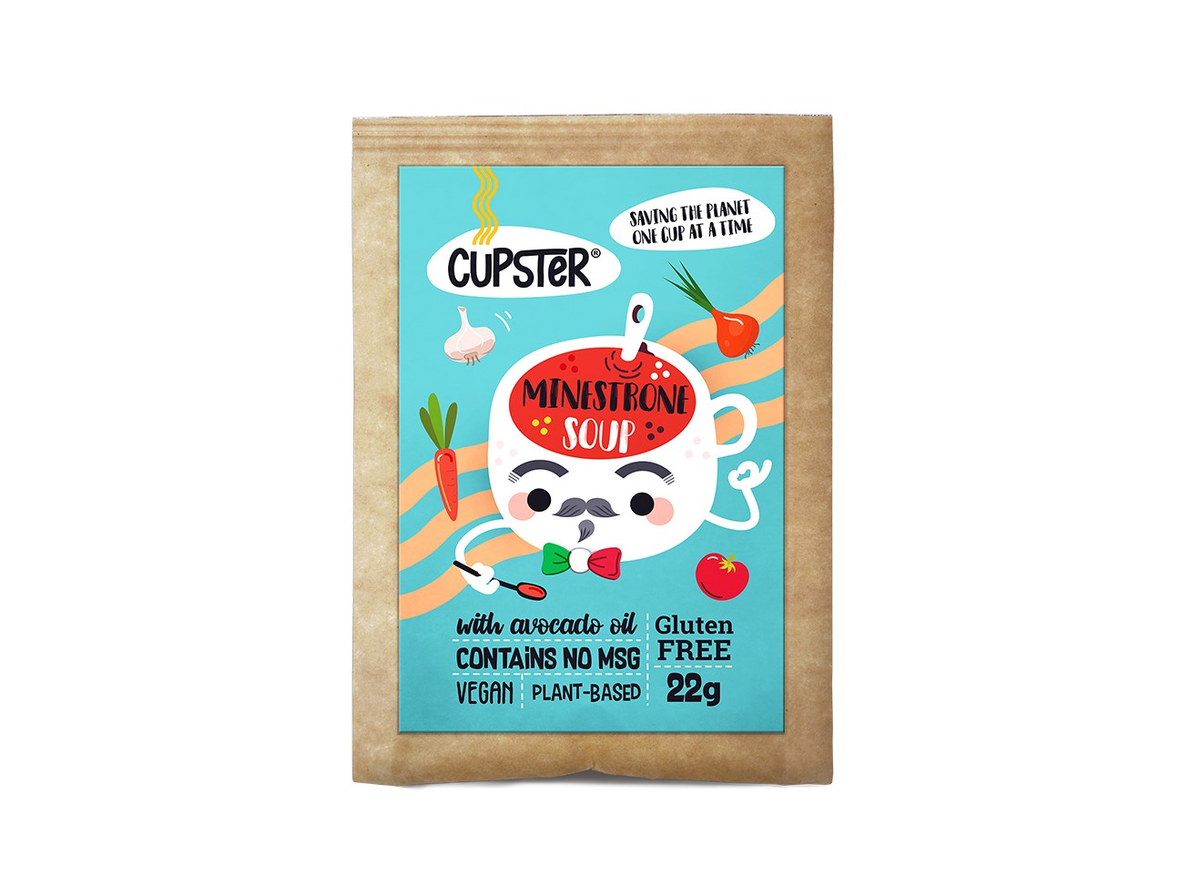 GLUTÉNMENTES CUPSTER INSTANT MINESTRONE LEVES 22G