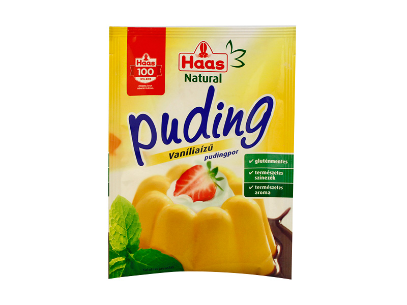 GLUTÉNMENTES HAAS NATURAL PUDINGPOR VANÍLIÁS 40G