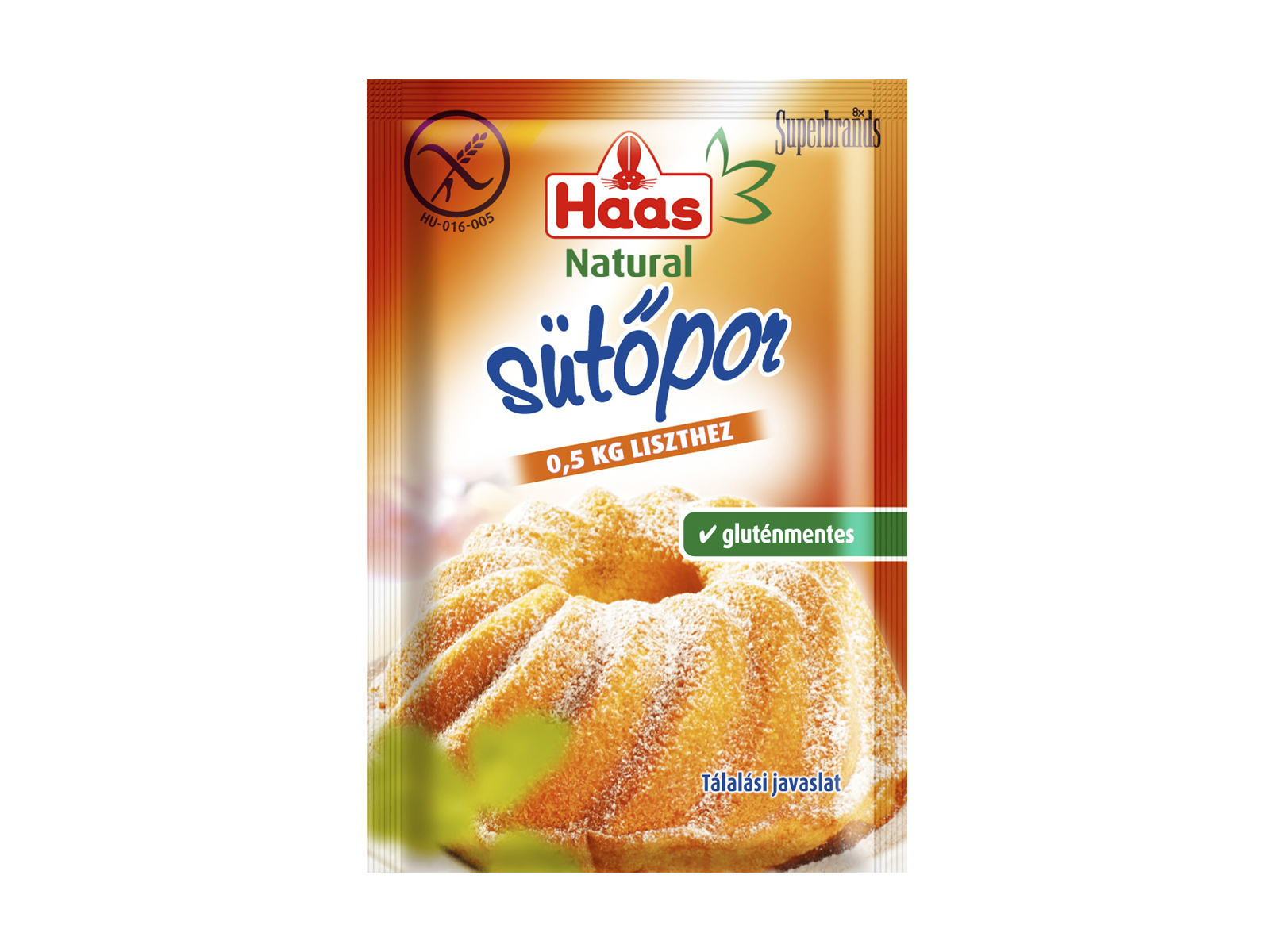 GLUTÉNMENTES HAAS NATURAL SÜTŐPOR 12G