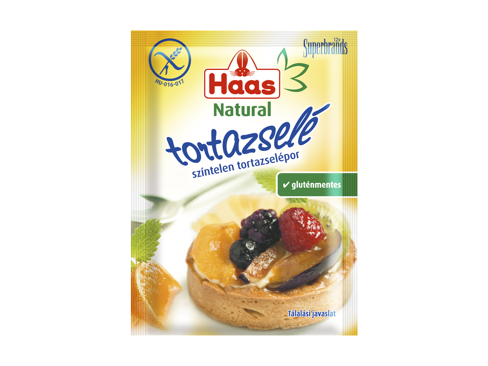 GLUTÉNMENTES HAAS NATURAL TORTAZSELÉPOR SZÍNTELEN 11G