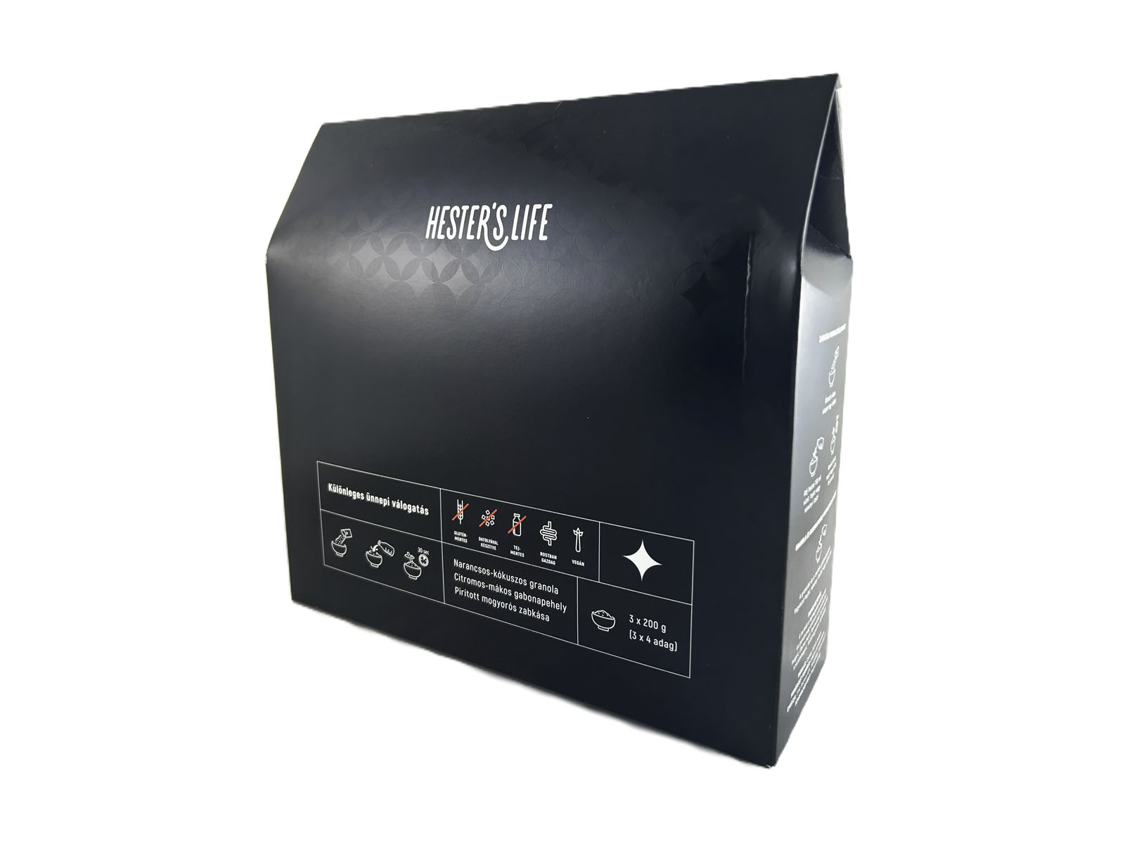 GLUTÉNMENTES HESTERS LIFE KÜLÖNLEGES ÜNNEPI VÁLOGATÁS (3X200G) 1DB