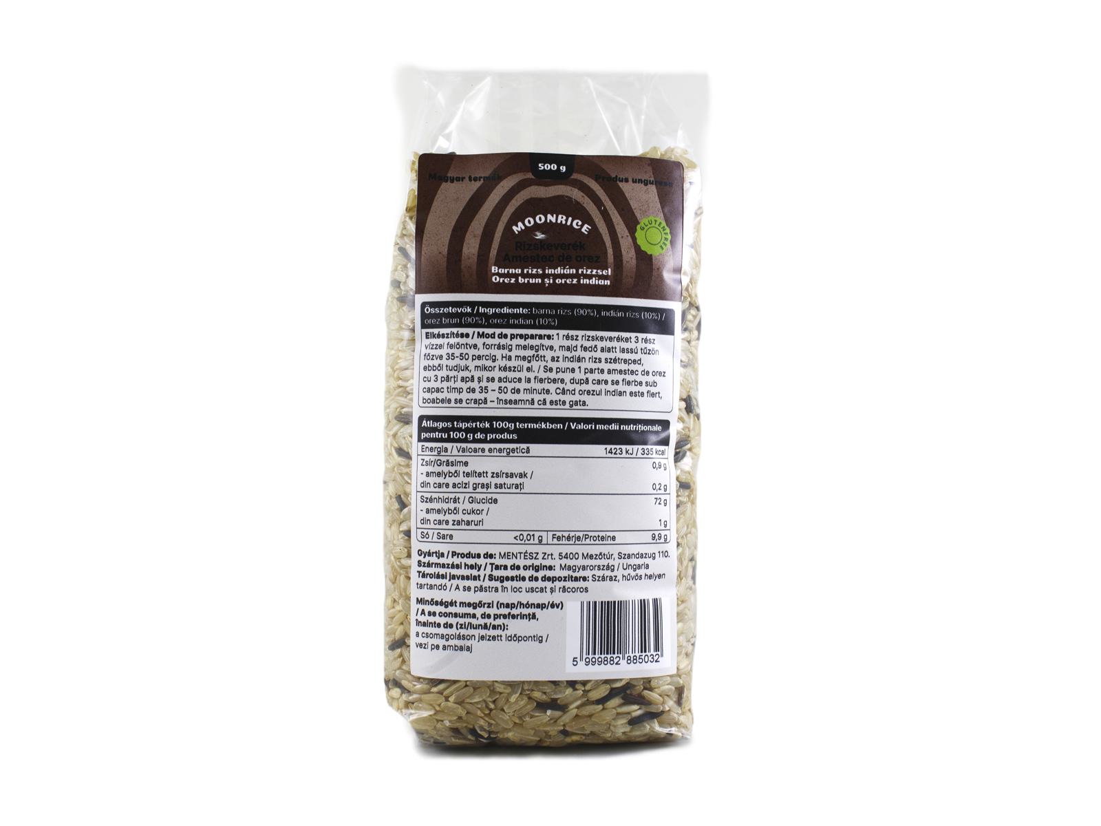 GLUTÉNMENTES MOONRICE INDIÁN RIZS 250G