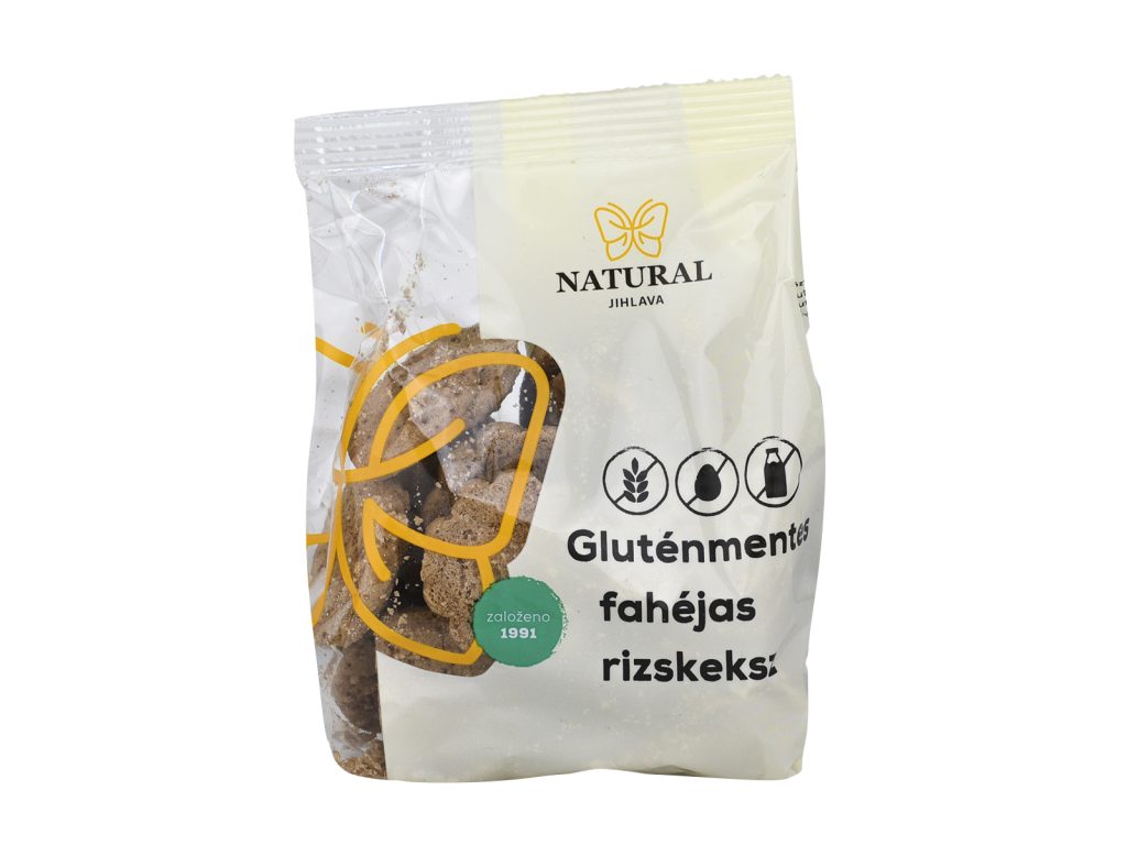 GLUTÉNMENTES NATURAL RIZSKEKSZ FAHÉJAS 150G