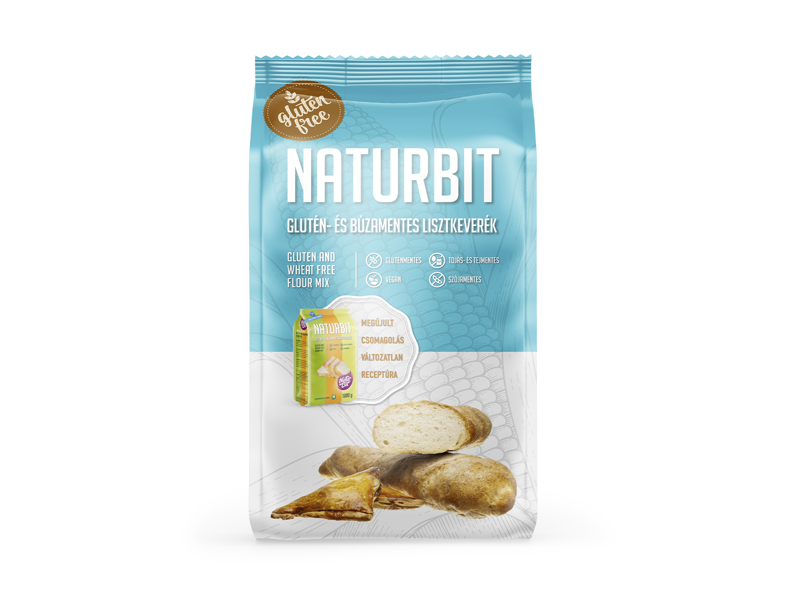 GLUTÉNMENTES NATURBIT BÚZAMENTES LISZTKEVERÉK 1000G