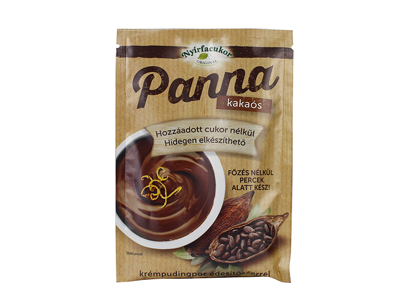 GLUTÉNMENTES PANNA HIDEGEN KÉSZÍTHETŐ KAKAÓS ÍZŰ PUDINGPOR 50G