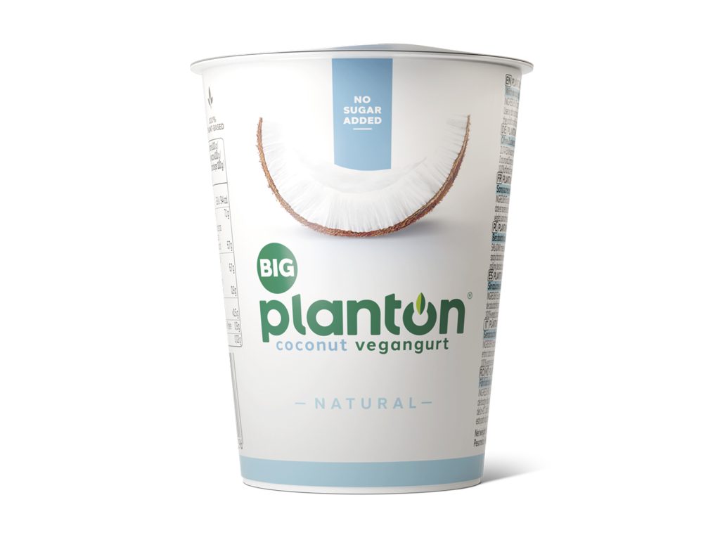 GLUTÉNMENTES PLANTON KÓKUSZOS VEGÁNGURT NATUR 400G[H]