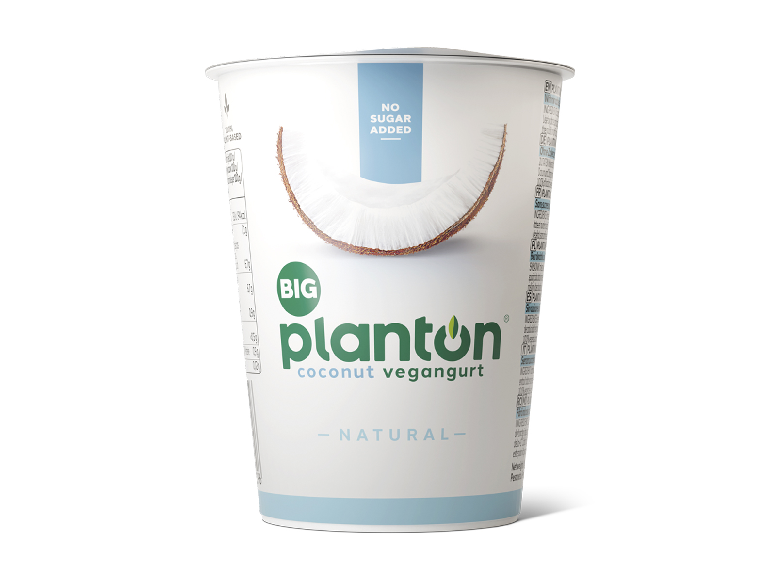 GLUTÉNMENTES PLANTON KÓKUSZOS VEGÁNGURT NATUR 400G[H]