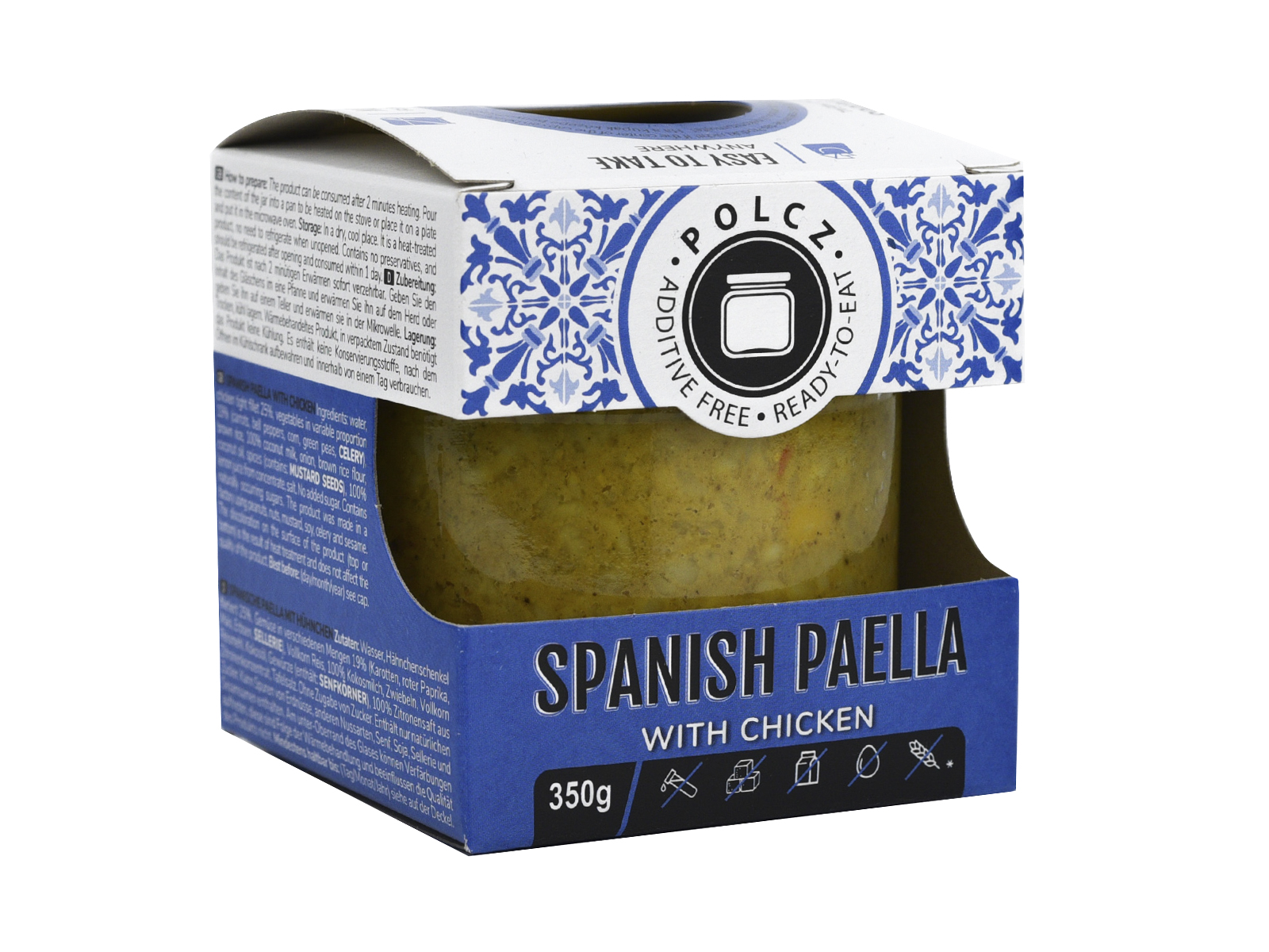 GLUTÉNMENTES POLCZ SPANYOL PAELLA CSIRKEHÚSSAL 350G