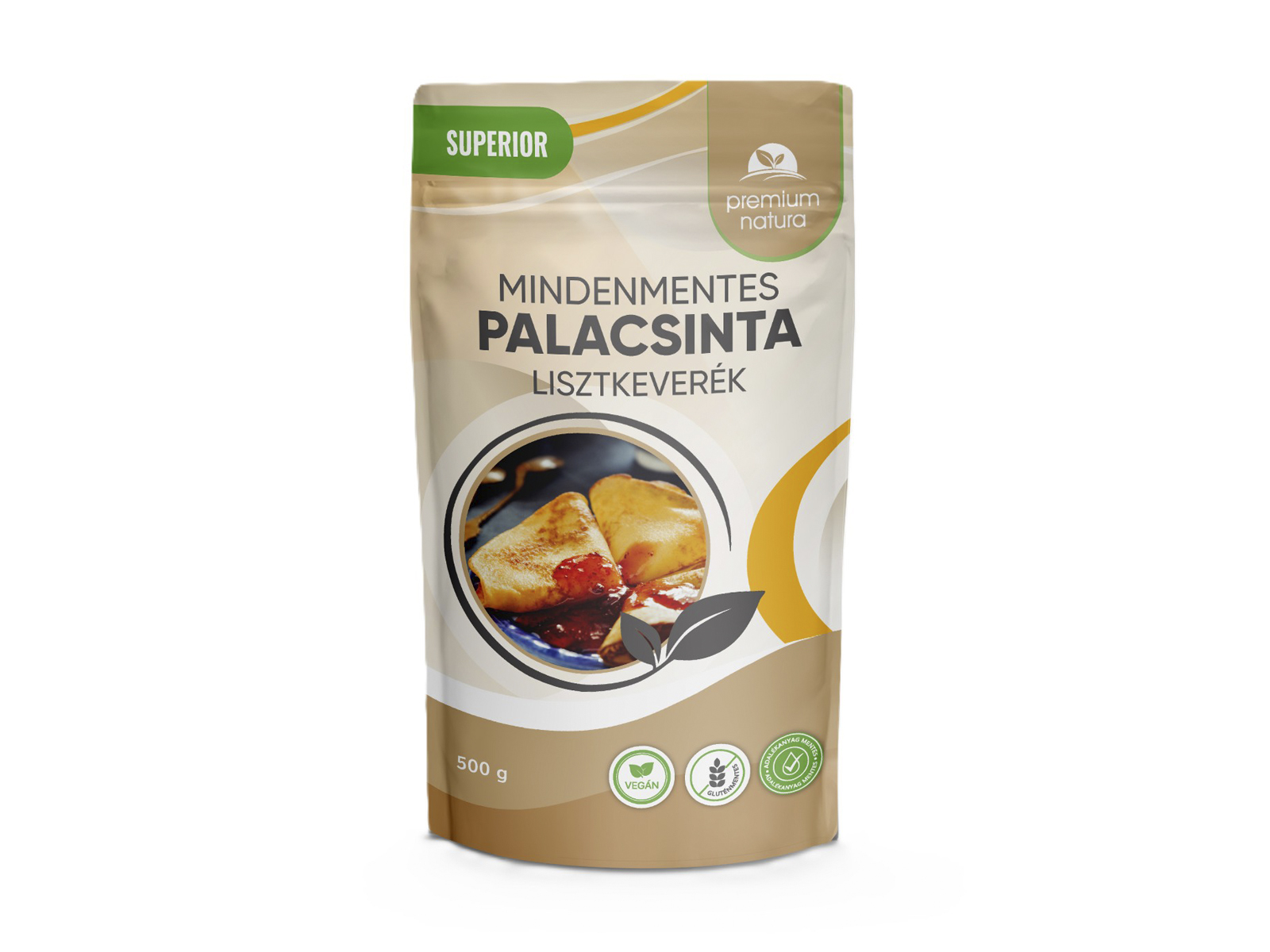 GLUTÉNMENTES PREMIUM NATURA PALACSINTA LISZTKEVERÉK 500G