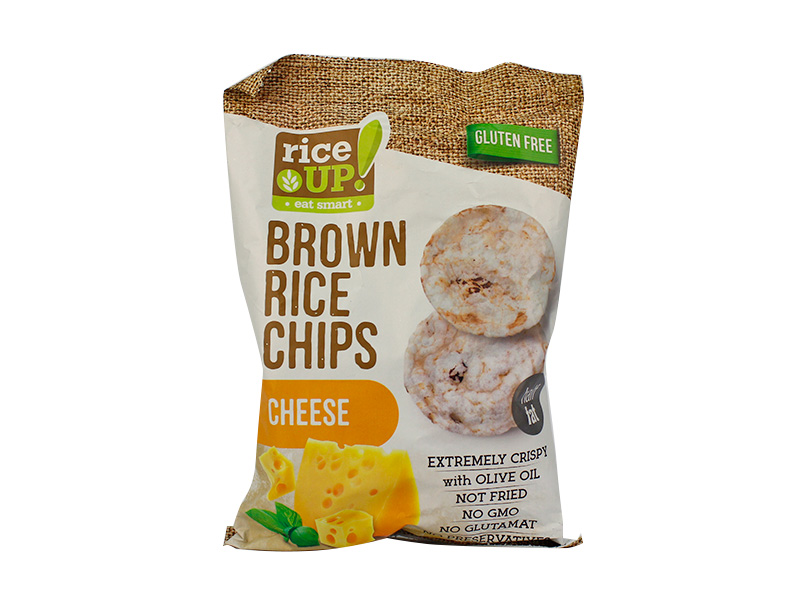 GLUTÉNMENTES RICE UP SAJTOS RIZS CHIPS 60G