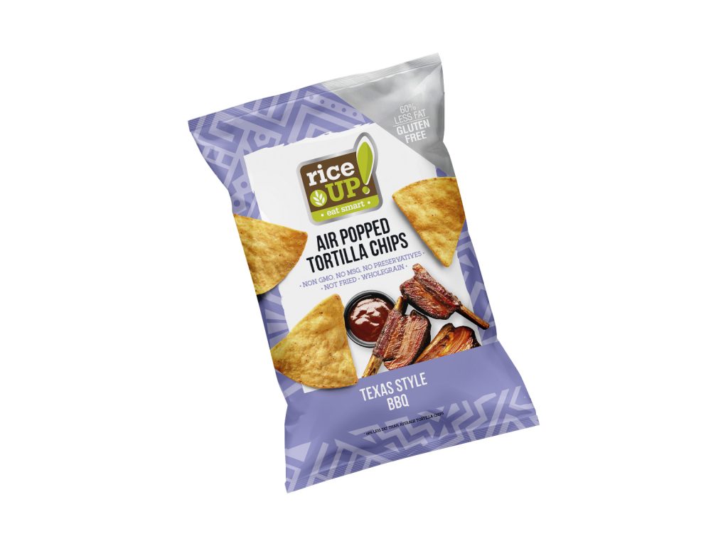 GLUTÉNMENTES RICE UP TORTILLA CHIPS BARBECUE ÍZŰ 60G