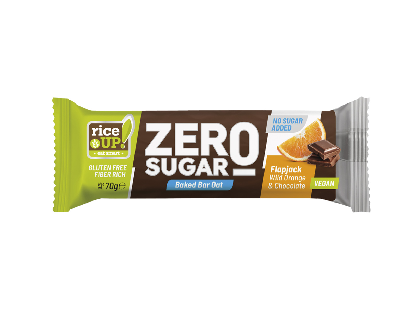 GLUTÉNMENTES RICE UP ZERO ZABSZELET NARANCCSAL, ÉTCSOKOLÁDÉVAL HCN 70G