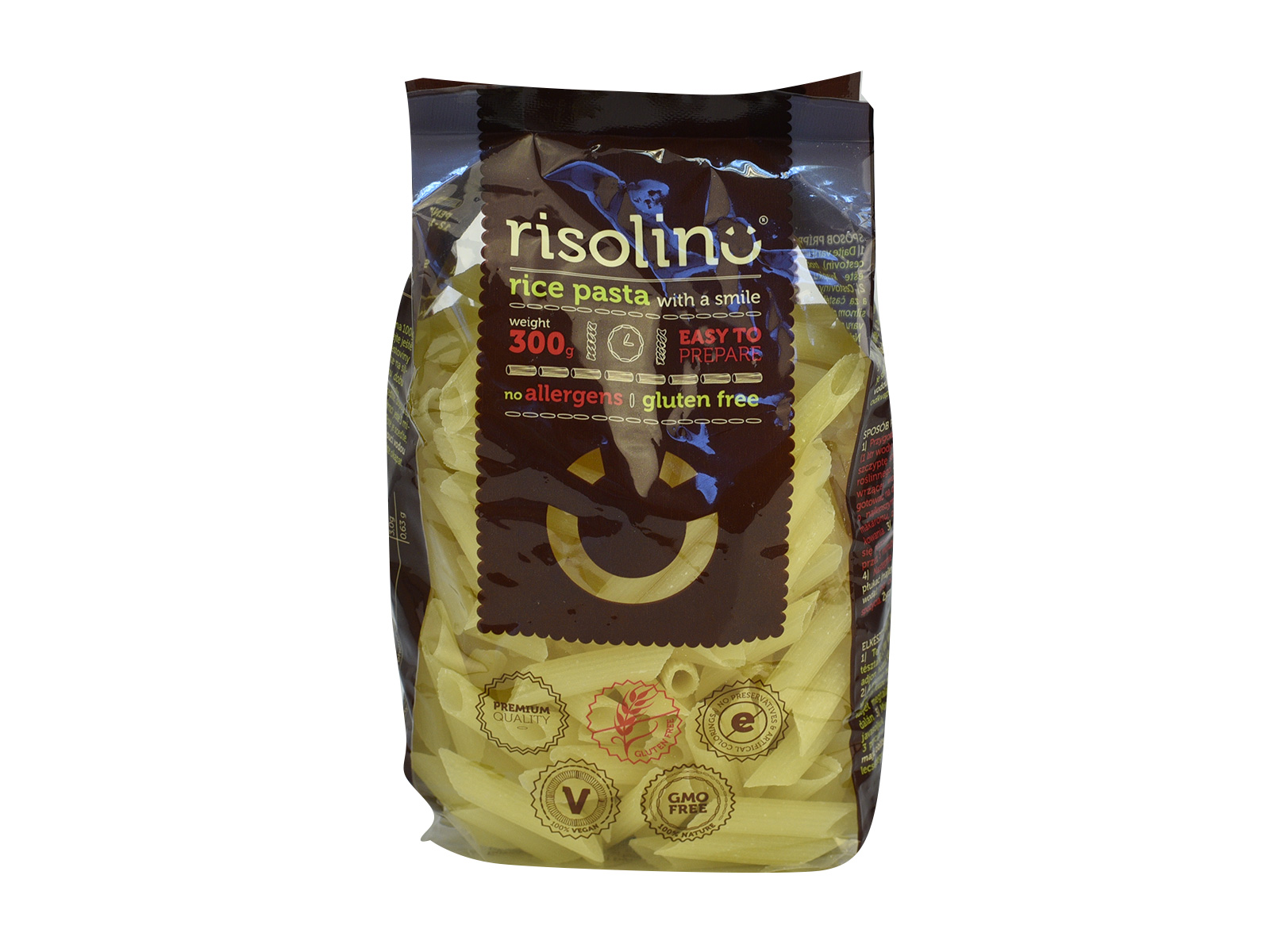 GLUTÉNMENTES RISOLINO RIZSTÉSZTA PENNE 300G