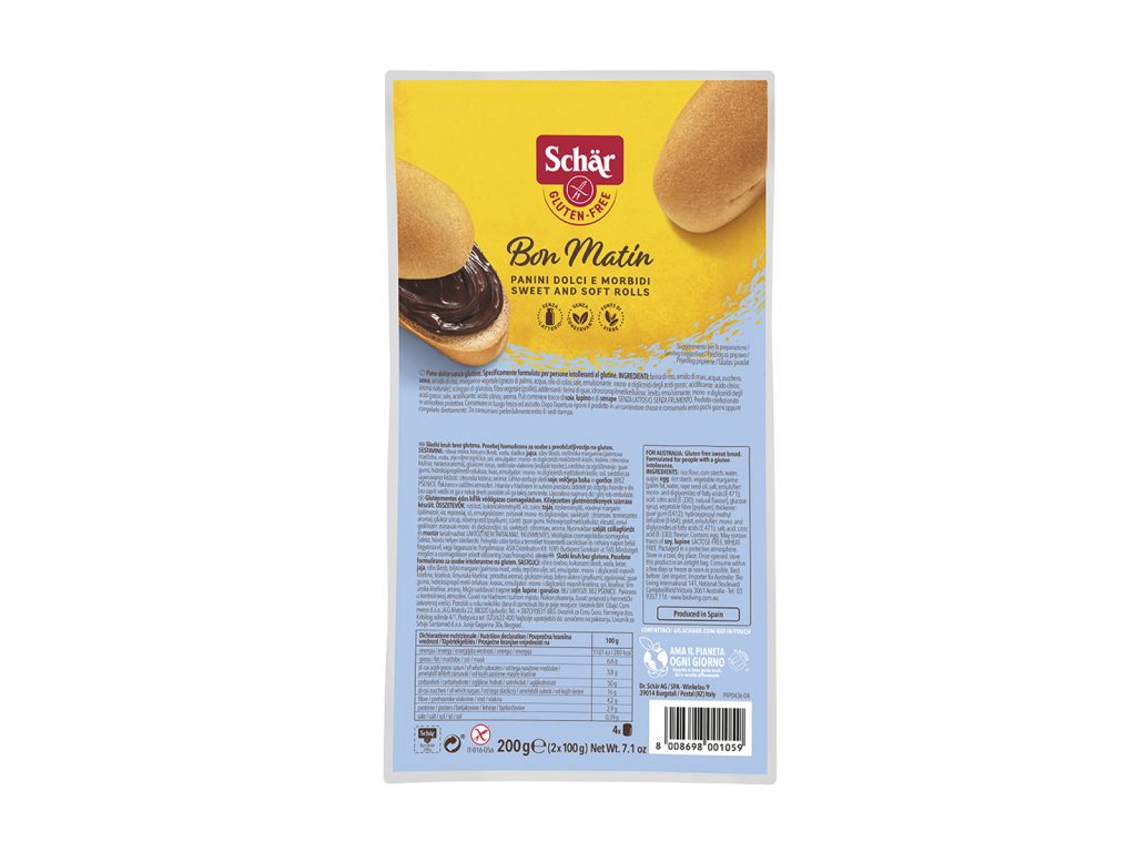 GLUTÉNMENTES SCHAR BON MATIN ÉDES KIFLI 200G