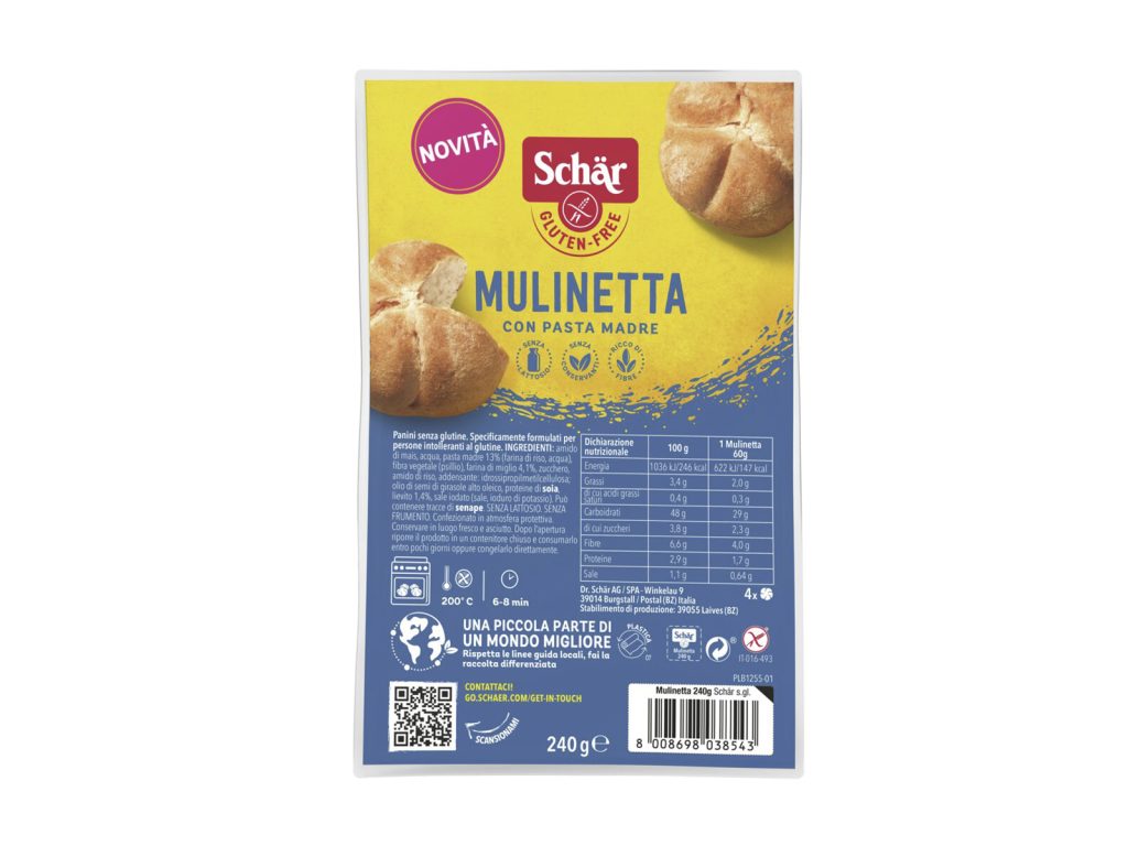 GLUTÉNMENTES SCHAR CSÁSZÁRZSEMLE (4DB) 240G