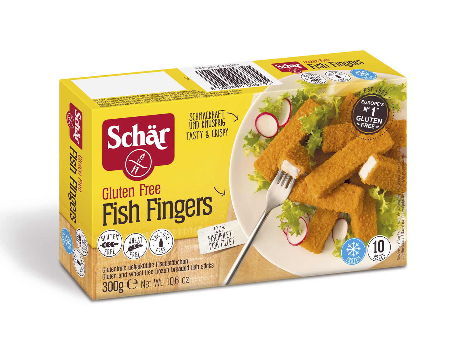 GLUTÉNMENTES SCHAR HALRUDAK FAGYASZTOTT 300G [F]