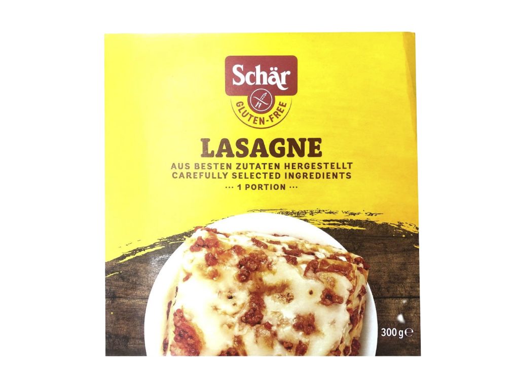 GLUTÉNMENTES SCHAR LASAGNE FAGYASZTOTT 300G [F]