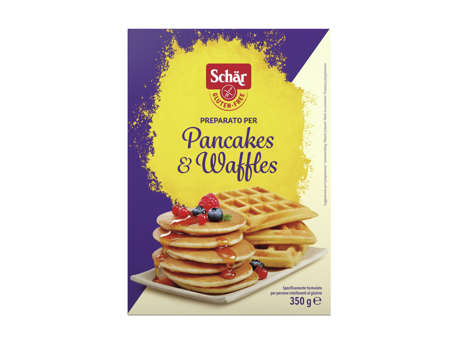 GLUTÉNMENTES SCHAR PALACSINTA ÉS GOFRI MIX LISZTKEVERÉK 350G