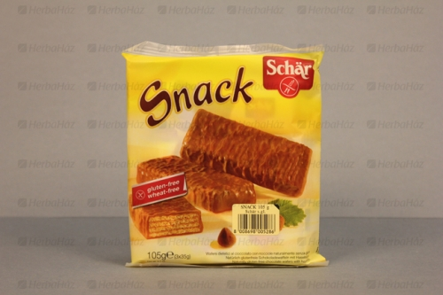 GLUTÉNMENTES SCHAR SNACK CSOKOLÁDÉVAL BEVONT MOGYORÓS OSTYA 105G
