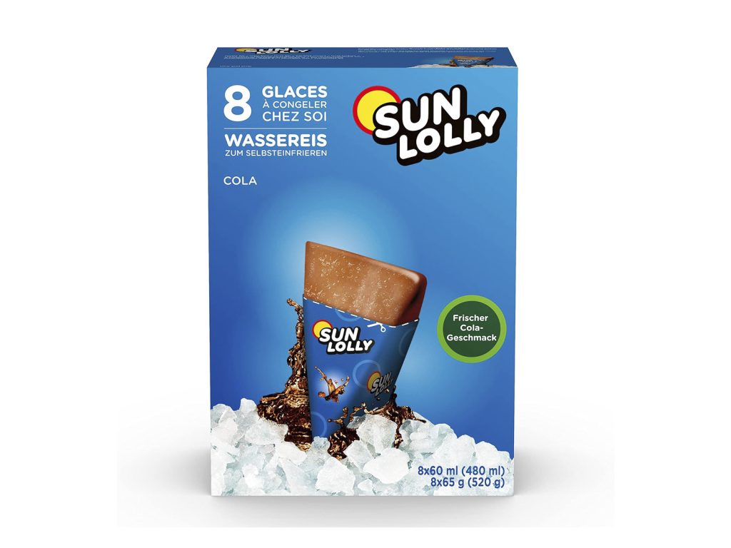 GLUTÉNMENTES SUNLOLLY JÉGKRÉM COLA ÍZBEN LAKTÓZMENTES 480ML