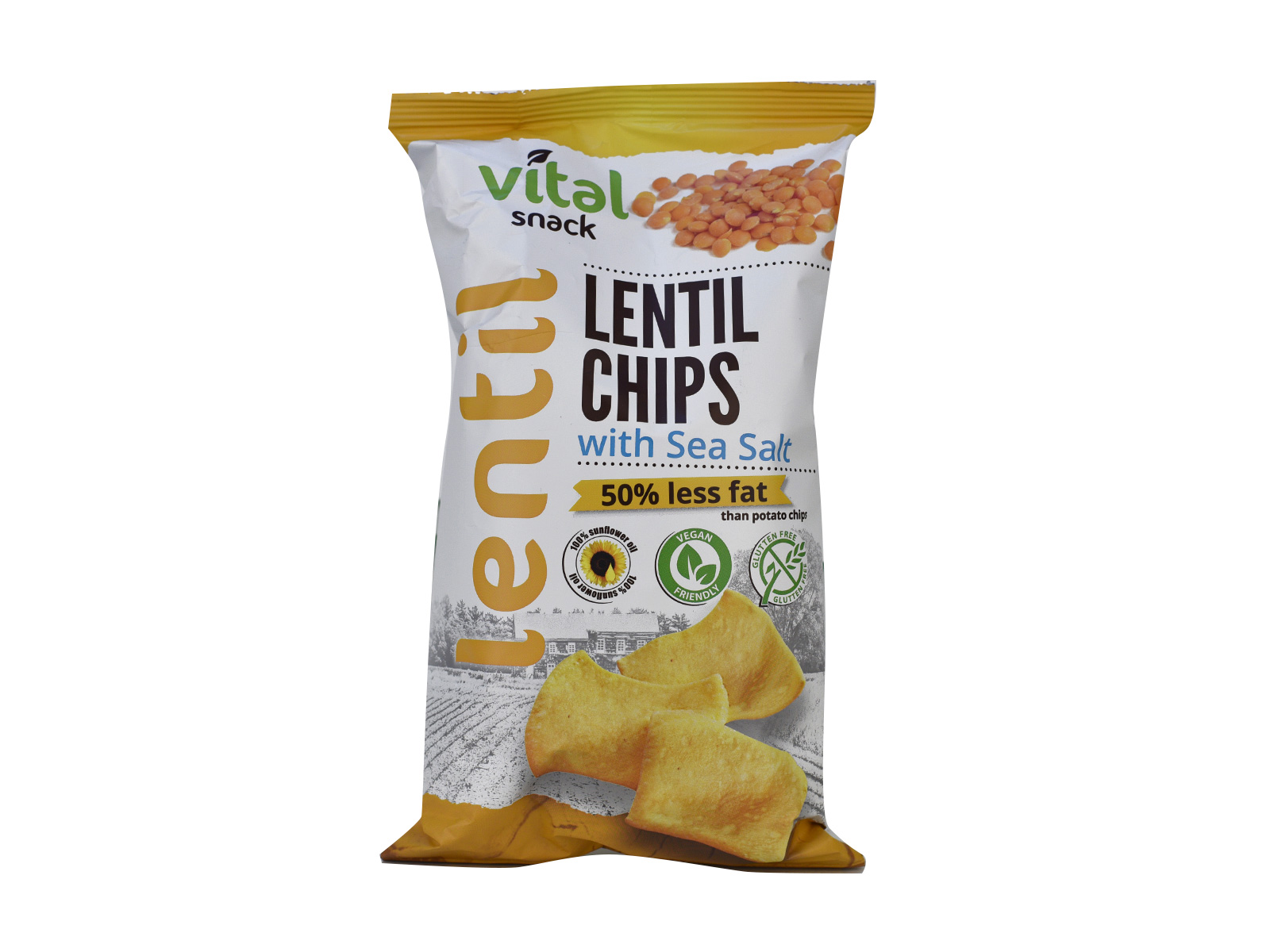 GLUTÉNMENTES VITAL LENCSE CHIPS TENGERI SÓVAL 65G