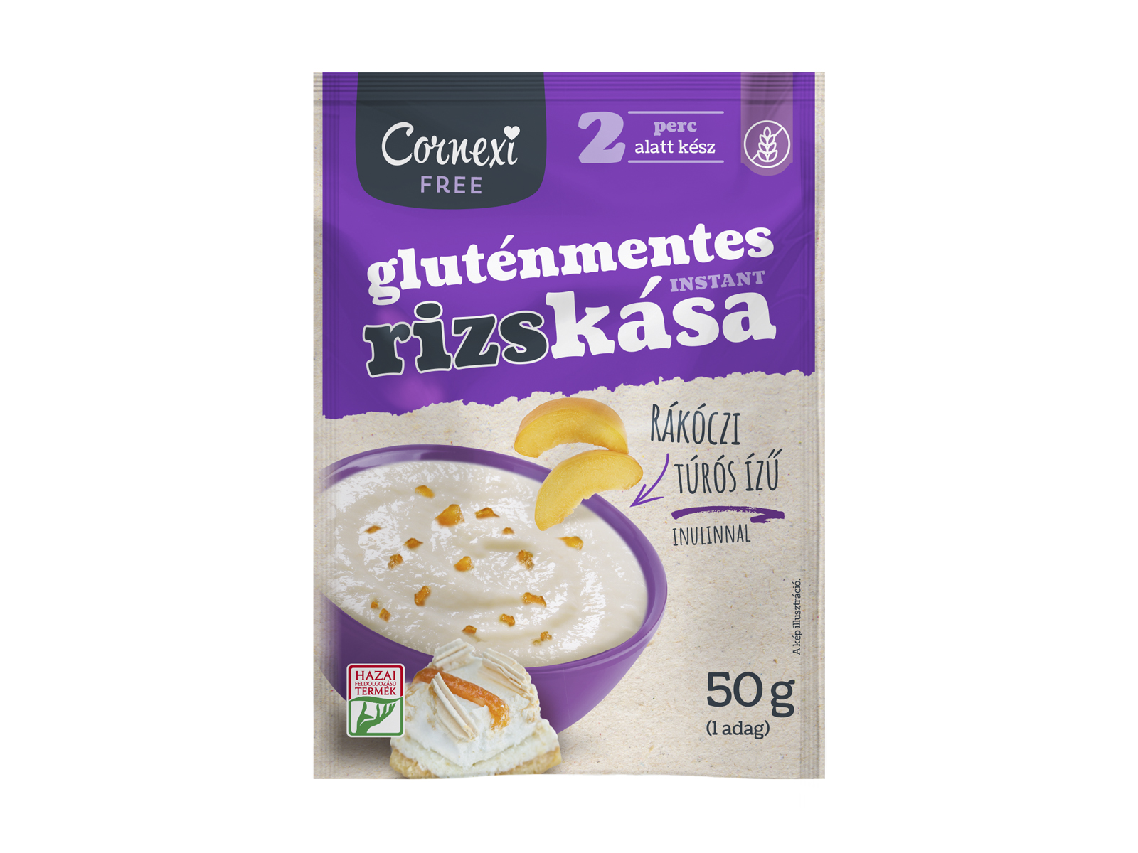 GM CORNEXI RIZSKÁSA RÁKÓCZI TÚRÓS ÍZŰ 50G